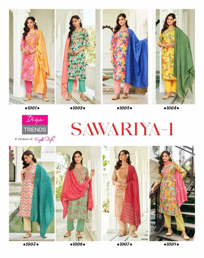 Sawariya Vol 1 By Diya Trends Readymade Suits Catalog
